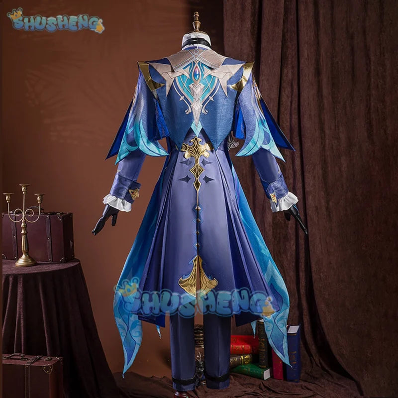 Genshin Impact Cos Neuvillette Cosplay Anime Spiel Kostüm männlich
