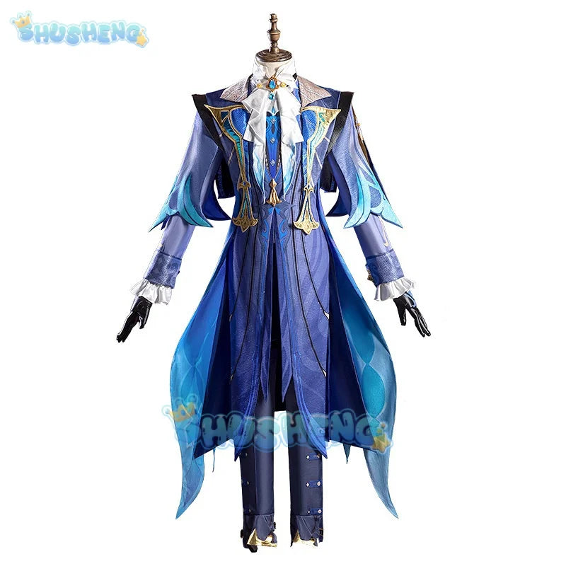 Genshin Impact Cos Neuvillette Cosplay Anime Spiel Kostüm männlich