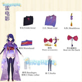 Genshin Impact Cos Raiden Ei und Raiden Makoto Cosplay-Kleidung Spiel Anime Cosplay-Kostüm