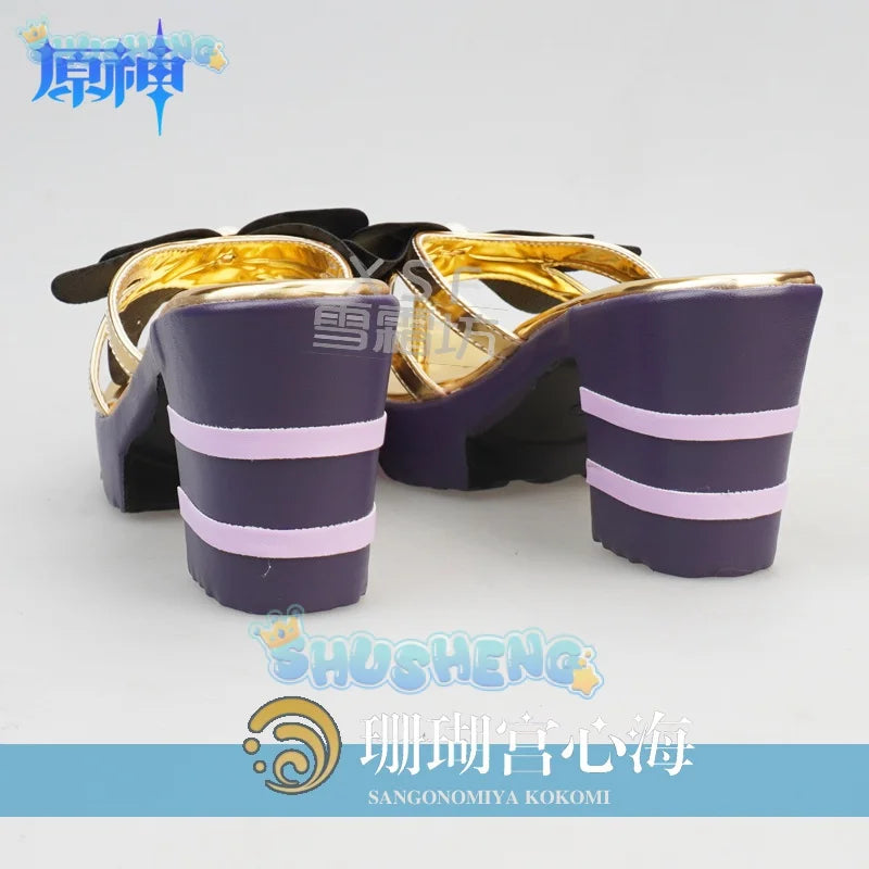 Genshin Impact cos Sangonomiya Kokomi cosplay Anime character shoes