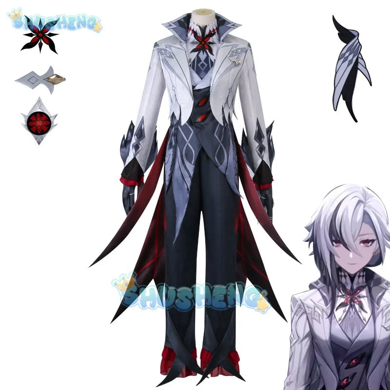 Genshin Impact Cos The Knave Arlecchino Cosplay-Spielkostümset