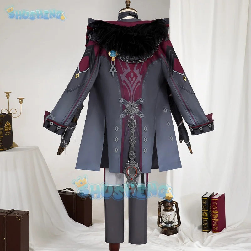 Genshin Impact Cos Wriothesley Cosplay Anime-Spiel-Kleidungsset für Männer
