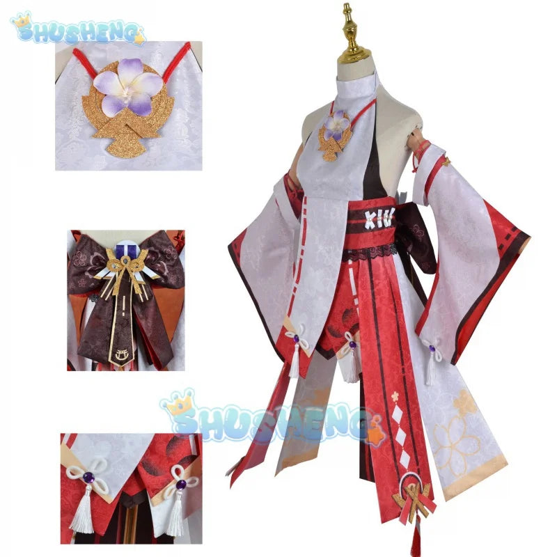 Genshin Impact Cos Yae Miko Cosplay-Kleidung, Spiel, Anime, Cosplay-Kostüm