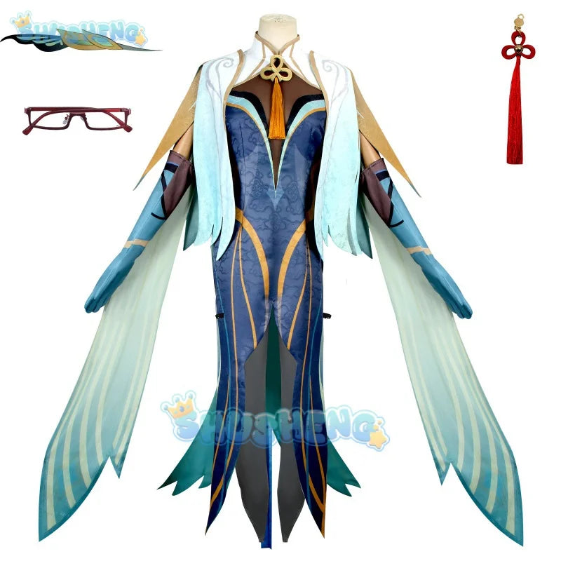 Genshin Impact Wolkenhalter Xianyun Cosplay-Kostüm