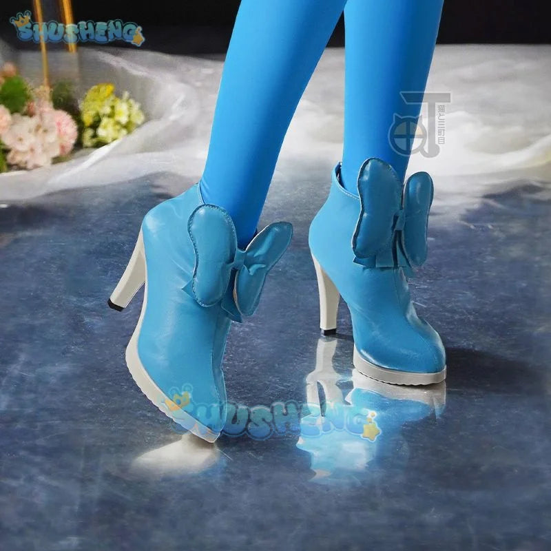 Schwärmen über Magical Girls Cos Hanabishi Haruka Minakami Sayo Tenkawa Kaoruko Cosplay Anime Charakter Requisiten Schuhe