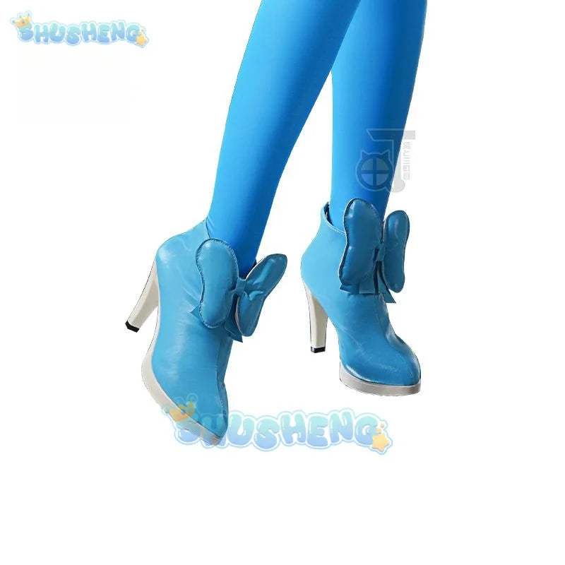 Schwärmen über Magical Girls Cos Hanabishi Haruka Minakami Sayo Tenkawa Kaoruko Cosplay Anime Charakter Requisiten Schuhe