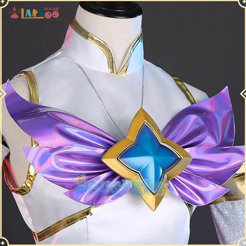 Gwen League of Legends Cosplay Sternenwächter Kostüm Kleid