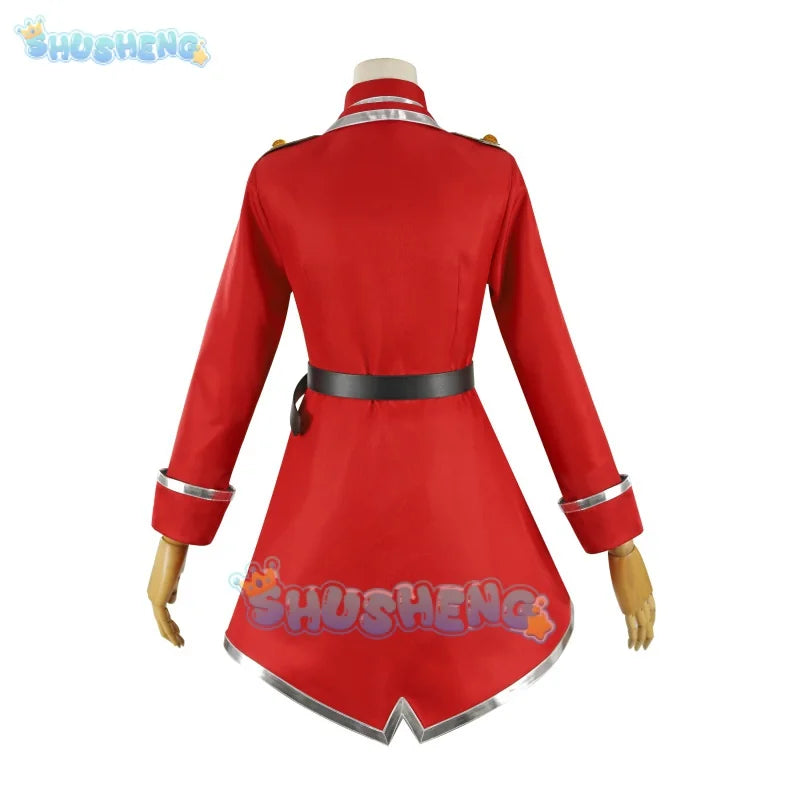 Hikikomari, die Vampirgräfin No Monmon Cos, Terakomari Gandesblood Cosplay-Kostüm, Dienstmädchen, komplettes Set