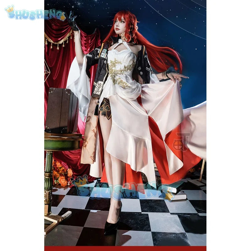 Himeko Cosplay Kostüm Spiel Honkai: Star Rail Cosplay Frauen Halloween Uniform Karneval Kleidung