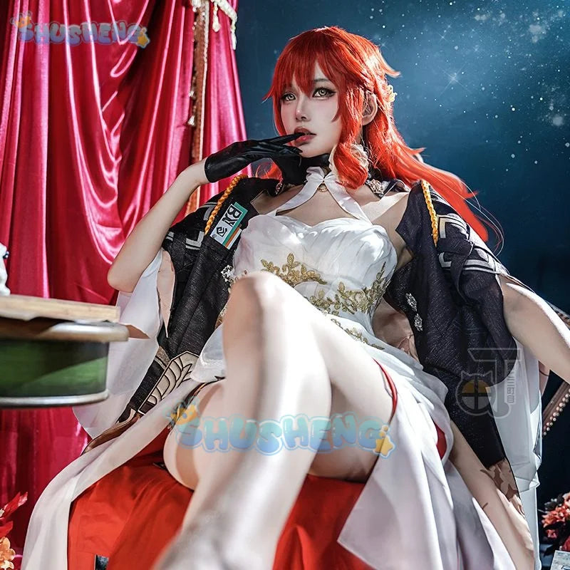 Himeko Cosplay Kostüm Spiel Honkai: Star Rail Cosplay Frauen Halloween Uniform Karneval Kleidung