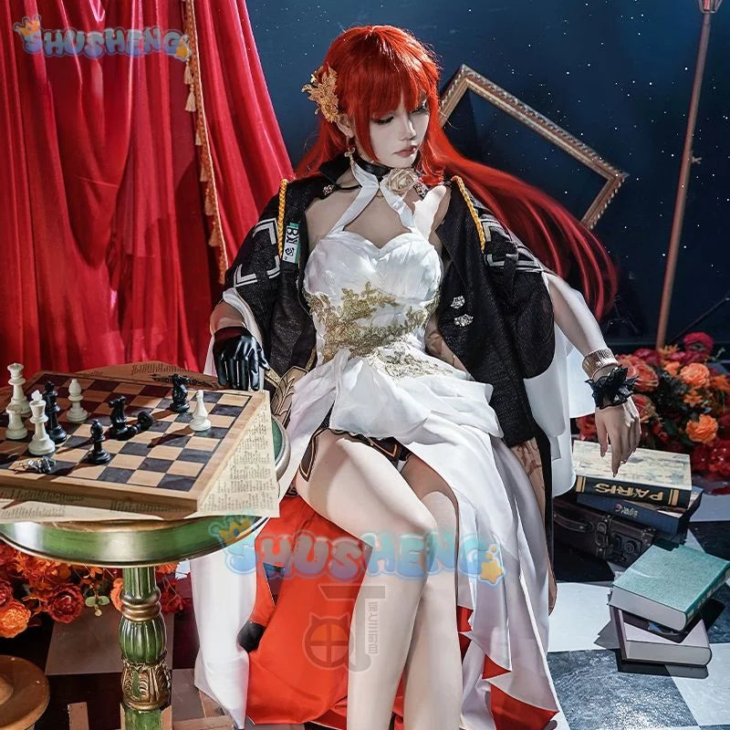 Himeko Cosplay Kostüm Spiel Honkai: Star Rail Cosplay Frauen Halloween Uniform Karneval Kleidung