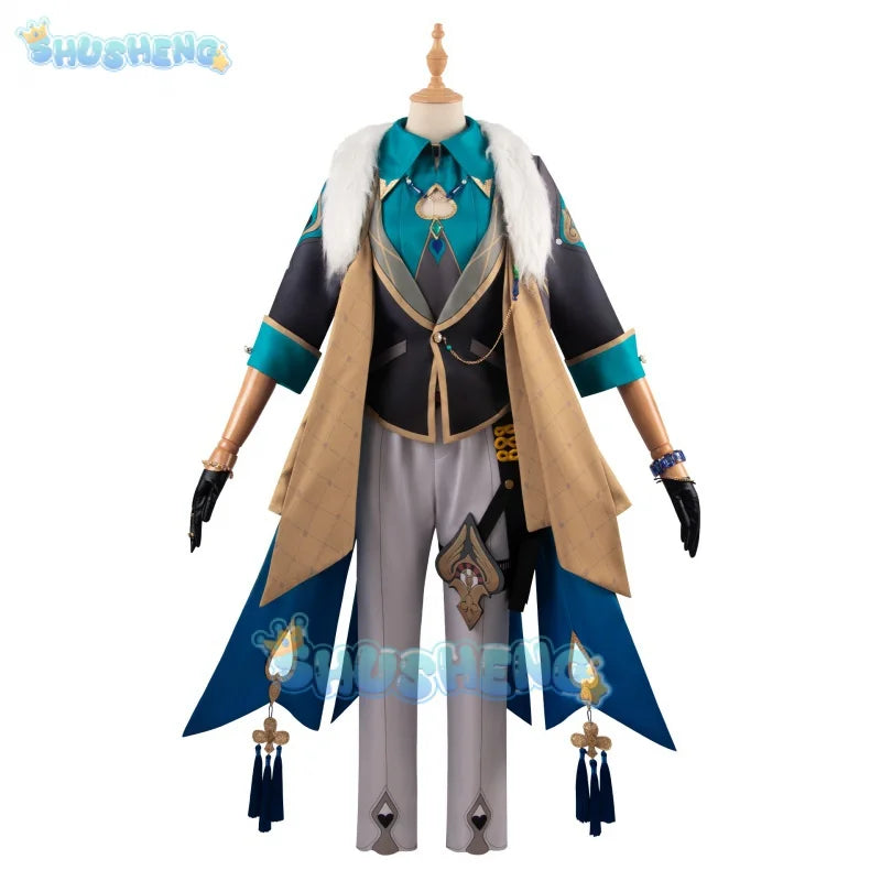 Honkai: Star Rail Aventurine cos sha jin Cosplay Full set of anime clothing for men