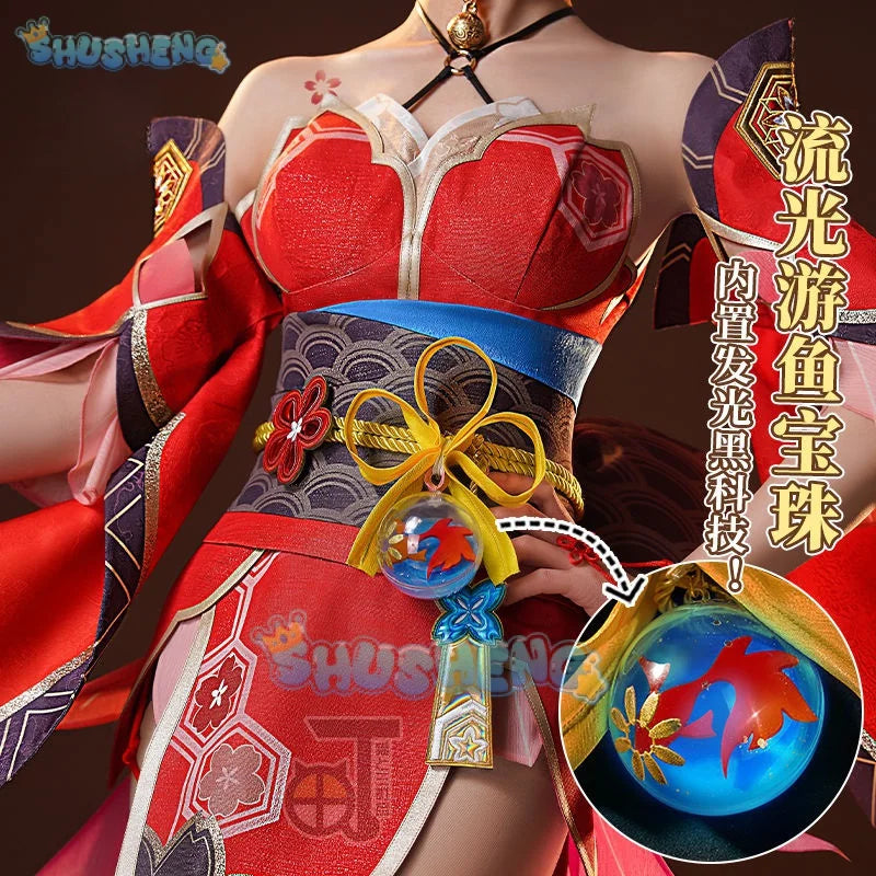 Honkai: Star Rail Cos Sparkle Cosplay Vollständiges Set mit Anime-Spielkostümen für Frauen