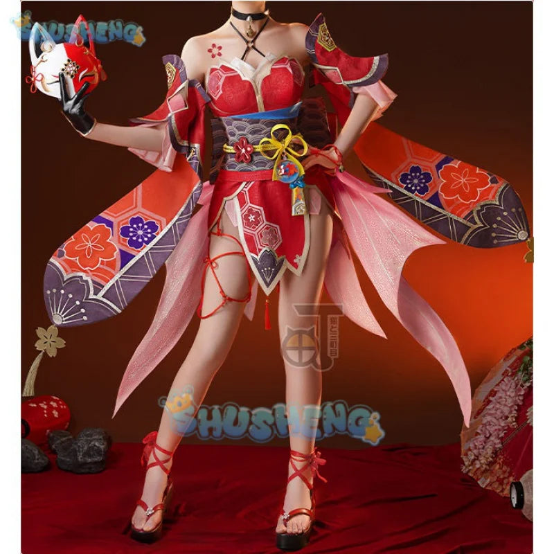 Honkai: Star Rail Cos Sparkle Cosplay Vollständiges Set mit Anime-Spielkostümen für Frauen