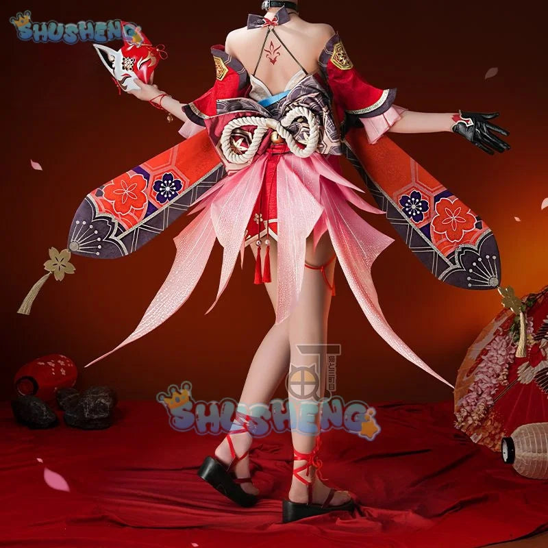 Honkai: Star Rail Cos Sparkle Cosplay Vollständiges Set mit Anime-Spielkostümen für Frauen