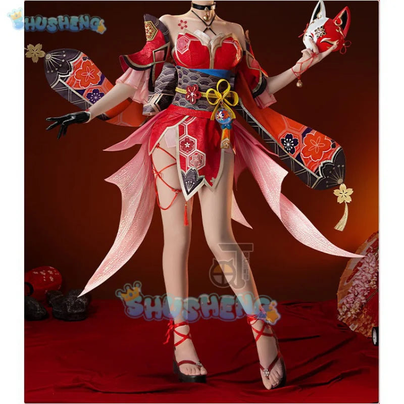 Honkai: Star Rail Cos Sparkle Cosplay Vollständiges Set mit Anime-Spielkostümen für Frauen