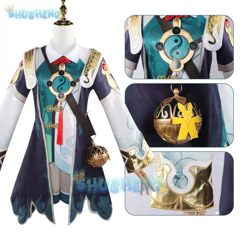 Honkai: Star Rail Huohuo Cos Kleidung Spiel Anime Cosplay Kostüm