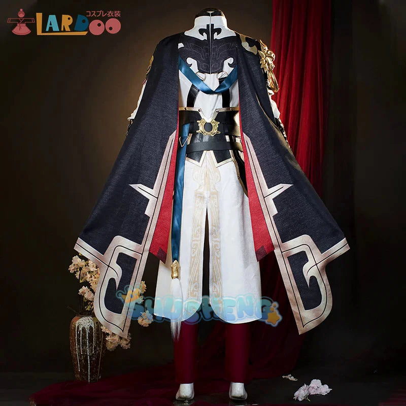 Honkai: Star Rail Jing Yuan Antiker Spielanzug Wunderschönes, hübsches Cosplay-Kostüm für Halloween, Karneval, Party, Outfit für Männer