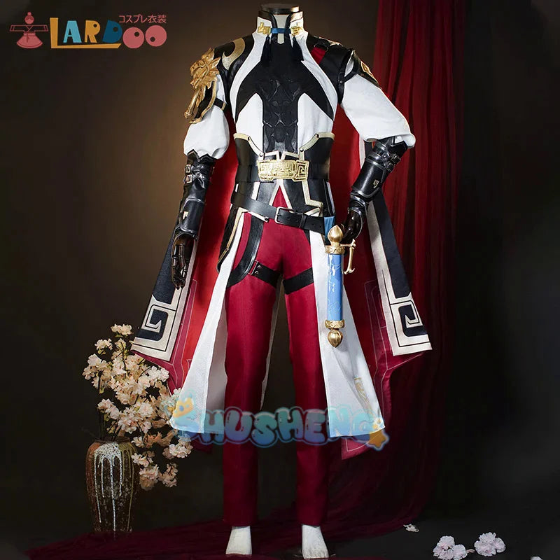 Honkai: Star Rail Jing Yuan Antiker Spielanzug Wunderschönes, hübsches Cosplay-Kostüm für Halloween, Karneval, Party, Outfit für Männer