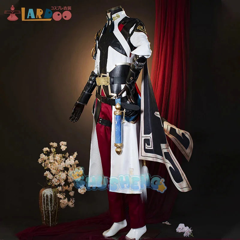 Honkai: Star Rail Jing Yuan Antiker Spielanzug Wunderschönes, hübsches Cosplay-Kostüm für Halloween, Karneval, Party, Outfit für Männer
