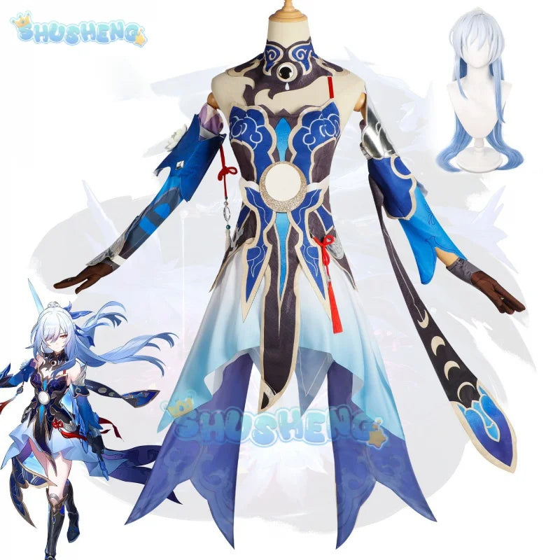 Honkai: Star Rail Jingliu Cos Kleidung Spiel Anime Cosplay Kostüm