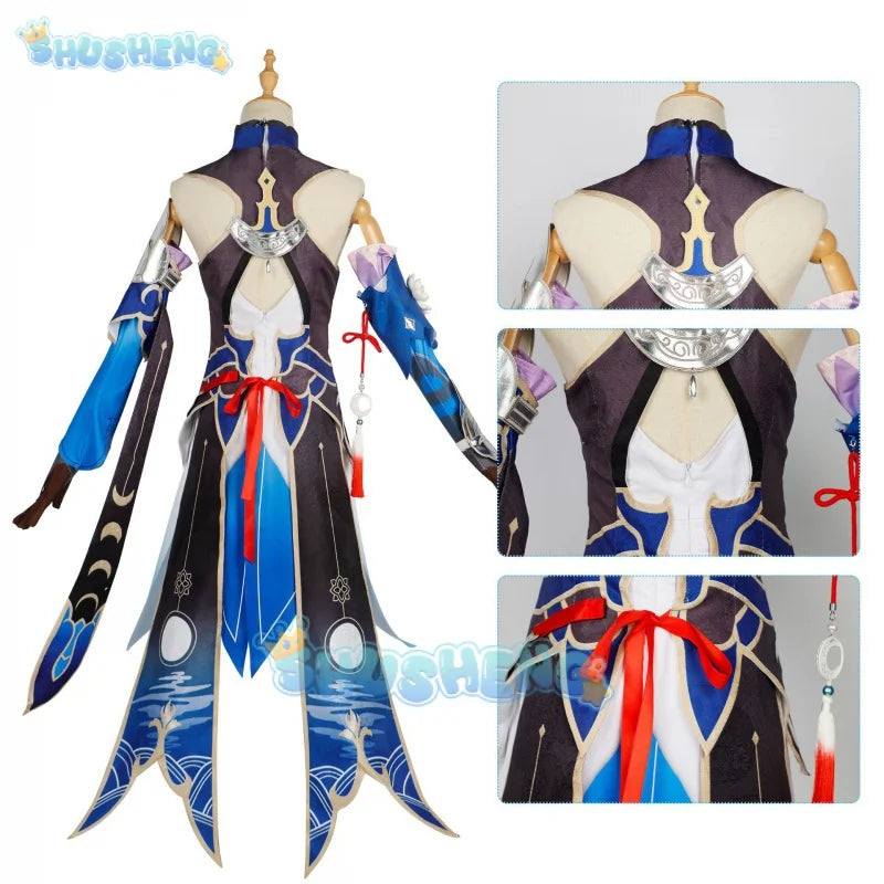 Honkai: Star Rail Jingliu Cos Kleidung Spiel Anime Cosplay Kostüm