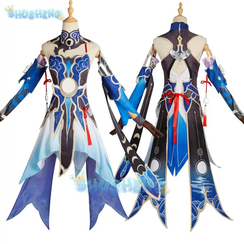 Honkai: Star Rail Jingliu Cos Kleidung Spiel Anime Cosplay Kostüm