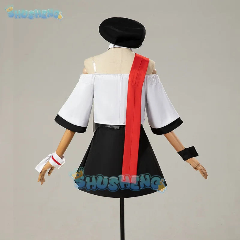 Honkai Star Rail KFC Co Branding March 7th Cosplay Costume Maid Suit Full Set