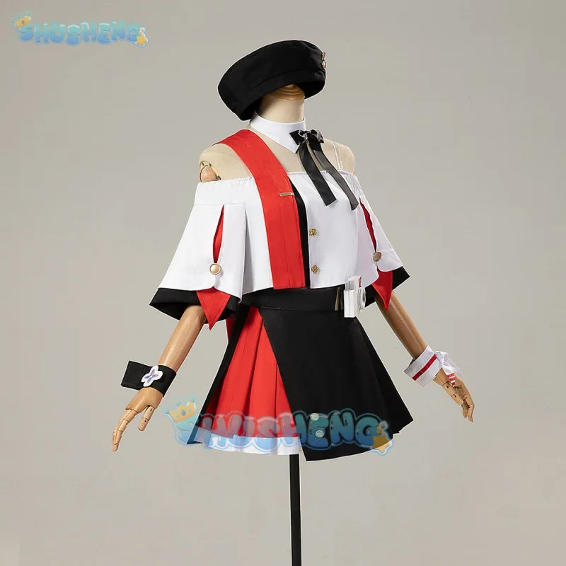 Honkai Star Rail KFC Co Branding March 7th Cosplay Costume Maid Suit Full Set