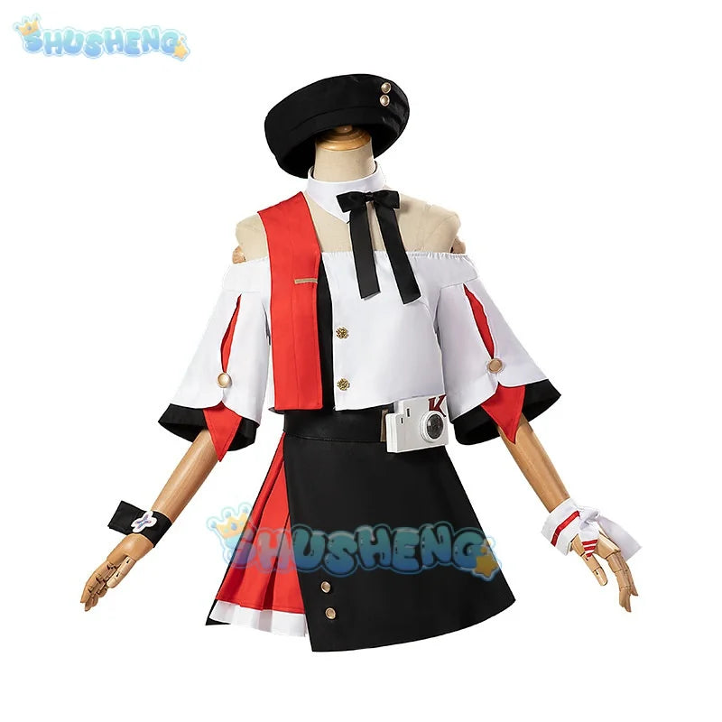 Honkai Star Rail KFC Co Branding March 7th Cosplay Costume Maid Suit Full Set