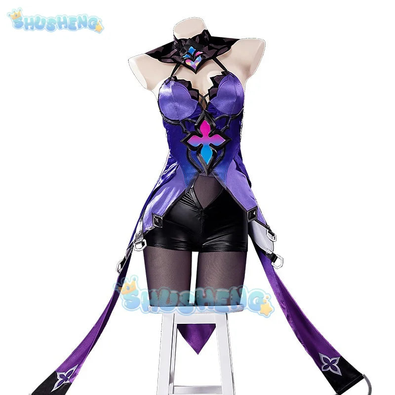 Honkai: Star Rail cos Black Swan Cosplay Vollständiges Set an Spielkostümen für Frauen