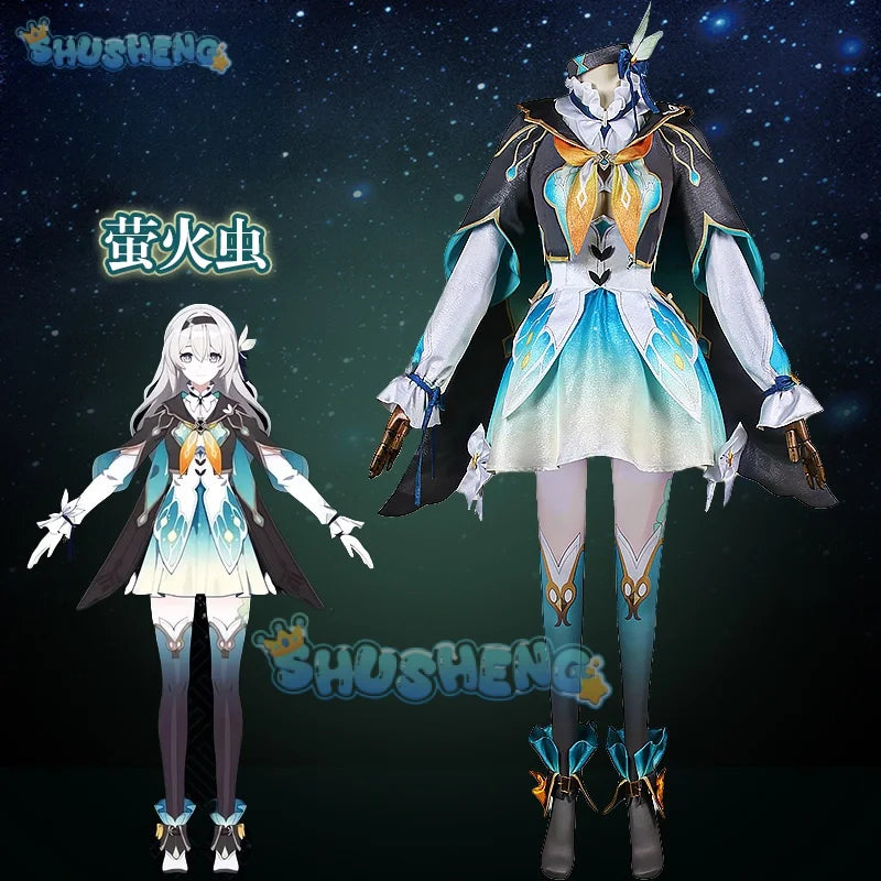 Honkai: Star Rail cos Firefly Cosplay Vollständiges Set an Anime-Spielkostümen für Frauen