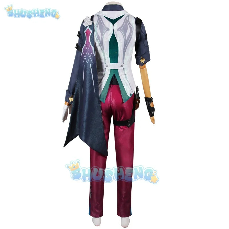 Honkai: Star Rail cos Gallagher Cosplay Vollständiges Anime-Kleidungsset für Männer