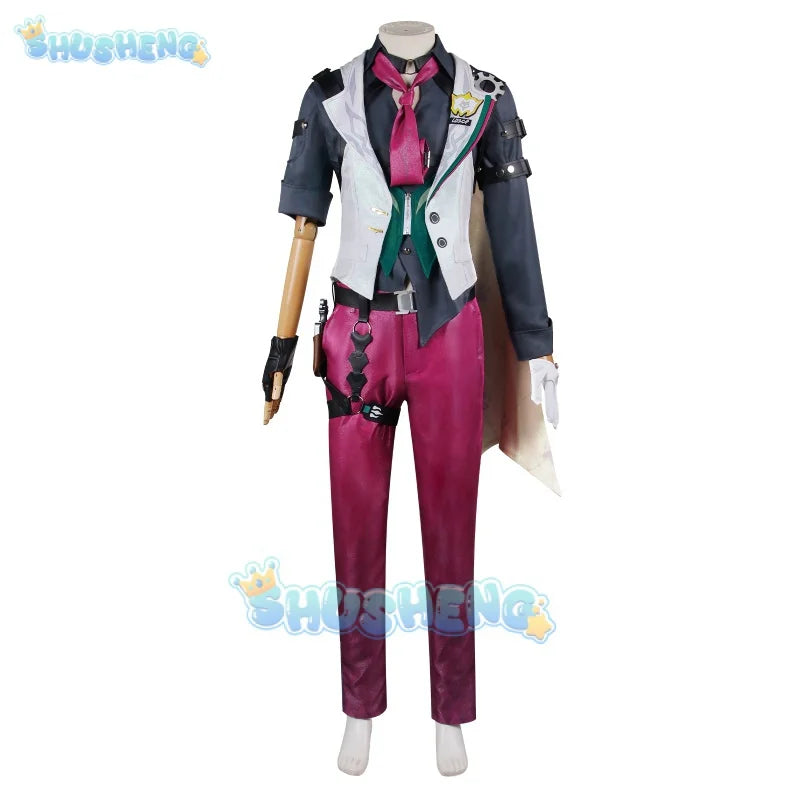 Honkai: Star Rail cos Gallagher Cosplay Vollständiges Anime-Kleidungsset für Männer