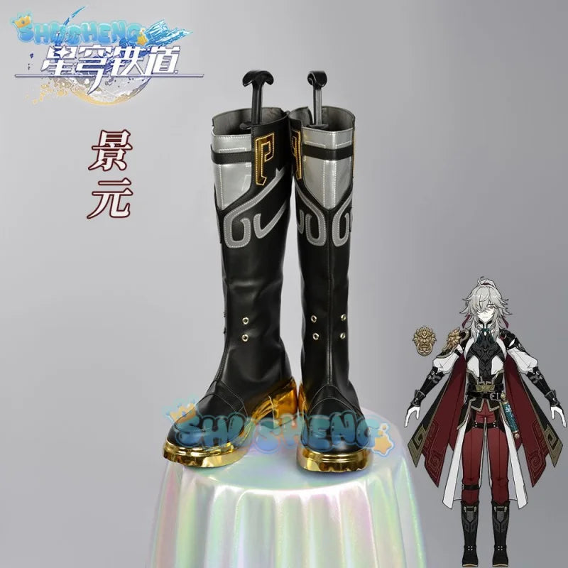 Honkai: Star Rail cos Jing Yuan Cosplay Anime Charakter Requisiten Schuhe