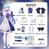 Honkai Star Rail Cos Robin Cosplay-Kostüm Alice Himora. Vollständiges Set an Anime-Kostümen für Frauen.