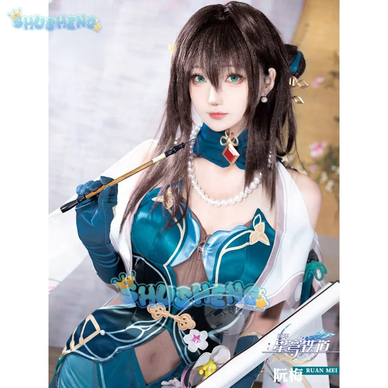 Honkai: Star Rail cos Ruan Mei Cosplay Spielkostüm weiblich