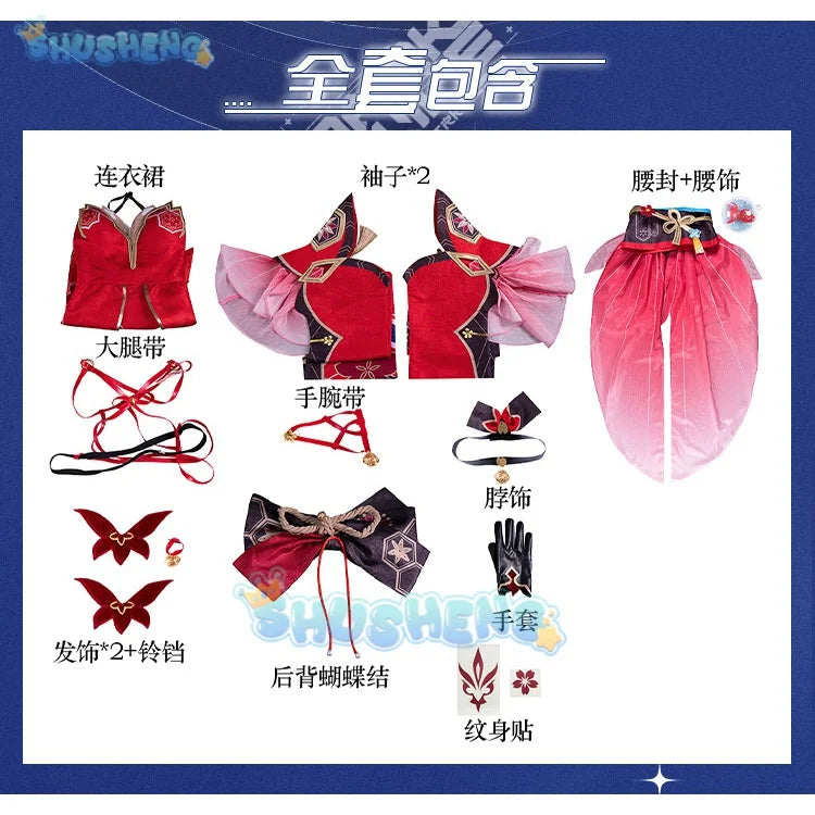 Honkai: Star Rail cos Sparkle Cosplay-Spielkostüm für weibliche Hanabi