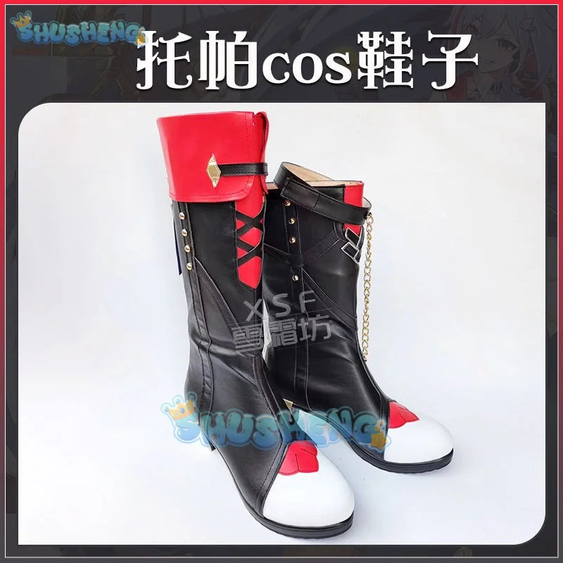 Honkai: Star Rail cos Topaz Cosplay Anime Charakter Requisiten Schuhe