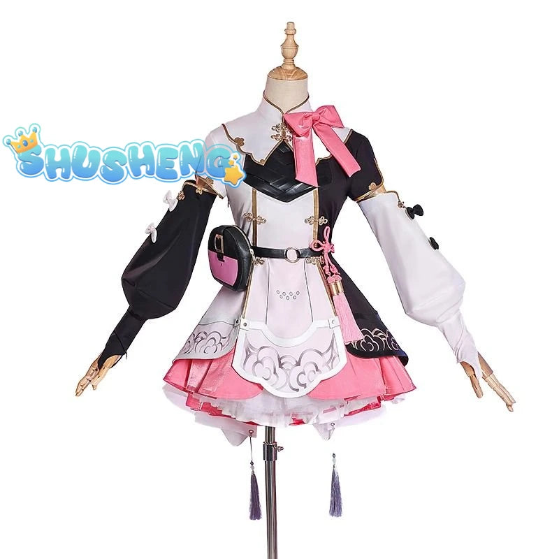IN STOCK Wuthering Waves Encore Cosplay Costume Wig Dress Uniform New Federation Halloween Party for Women