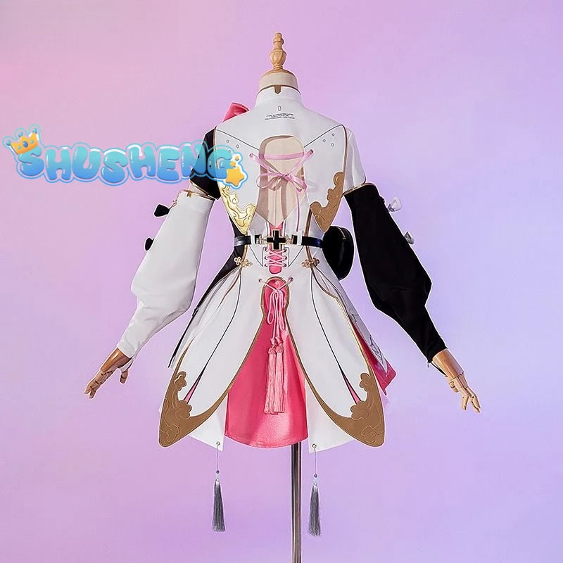 IN STOCK Wuthering Waves Encore Cosplay Costume Wig Dress Uniform New Federation Halloween Party for Women