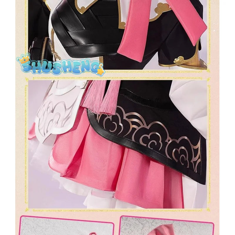 IN STOCK Wuthering Waves Encore Cosplay Costume Wig Dress Uniform New Federation Halloween Party for Women