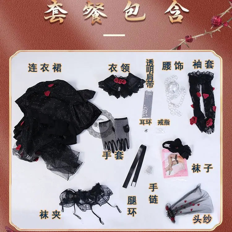 Identität V Cosplay Kostüm Ada Mesmer Psychologin Emil Liebhaber Spiel COS Kleid Halloween Anime Anzug Frauen