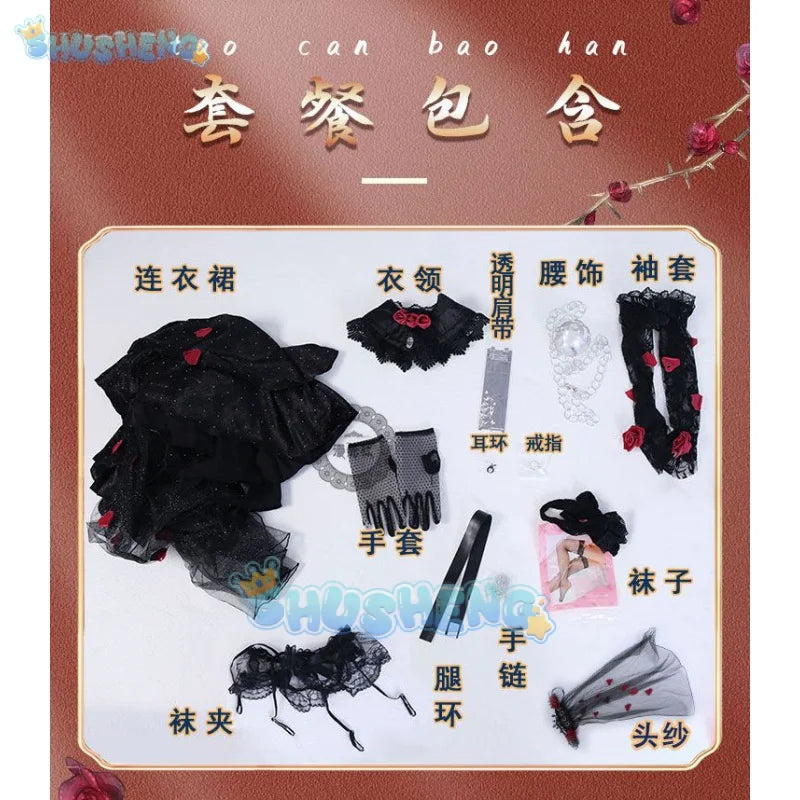 Identität V Cosplay Kostüm Ada Mesmer Psychologin Emil Liebhaber Spiel COS Kleid Halloween Anime Anzug Frauen