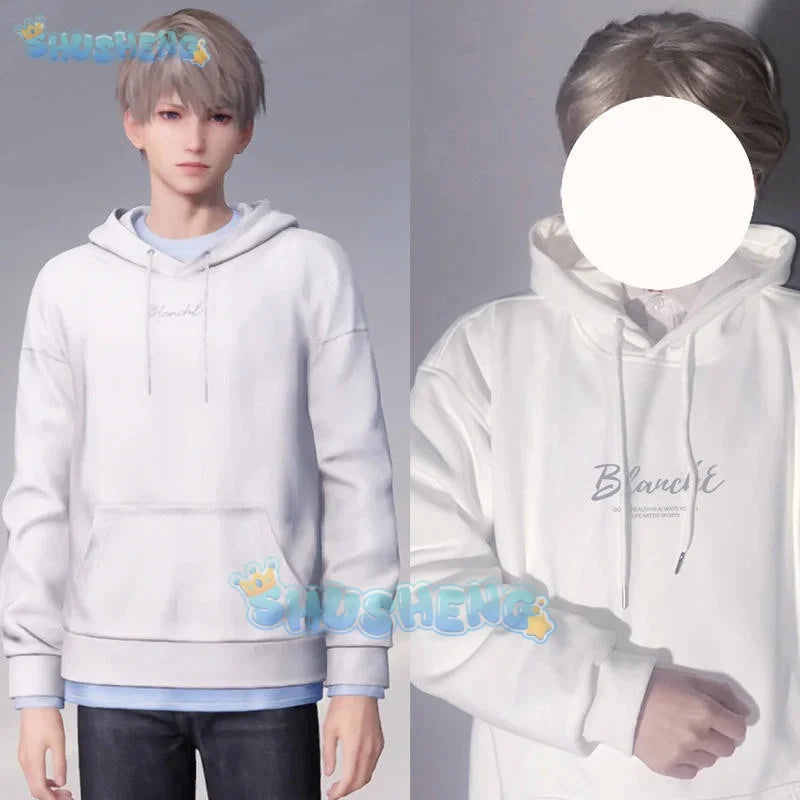 Love and Deepspace Xavier Cosplay Qiyu Shen Xinghui Freizeit Kapuzenpullover aus reiner Baumwolle Cosplay