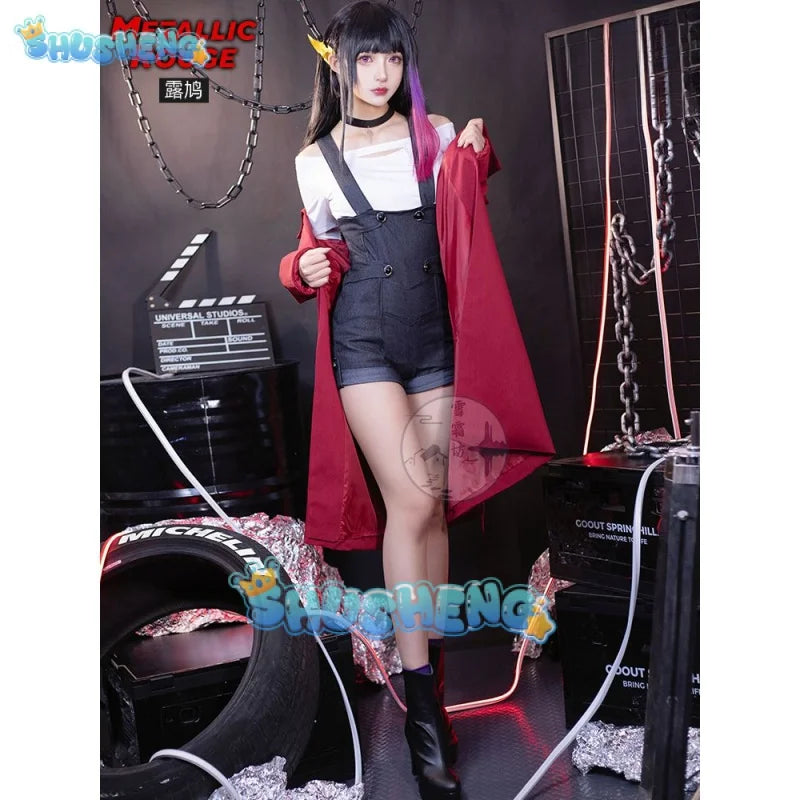 METALLIC ROUGE cos Rouge Redstar Cosplay Kleidung Spiel Anime Cosplay Kostüm