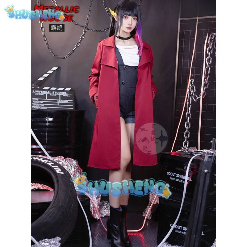METALLIC ROUGE cos Rouge Redstar Cosplay Kleidung Spiel Anime Cosplay Kostüm