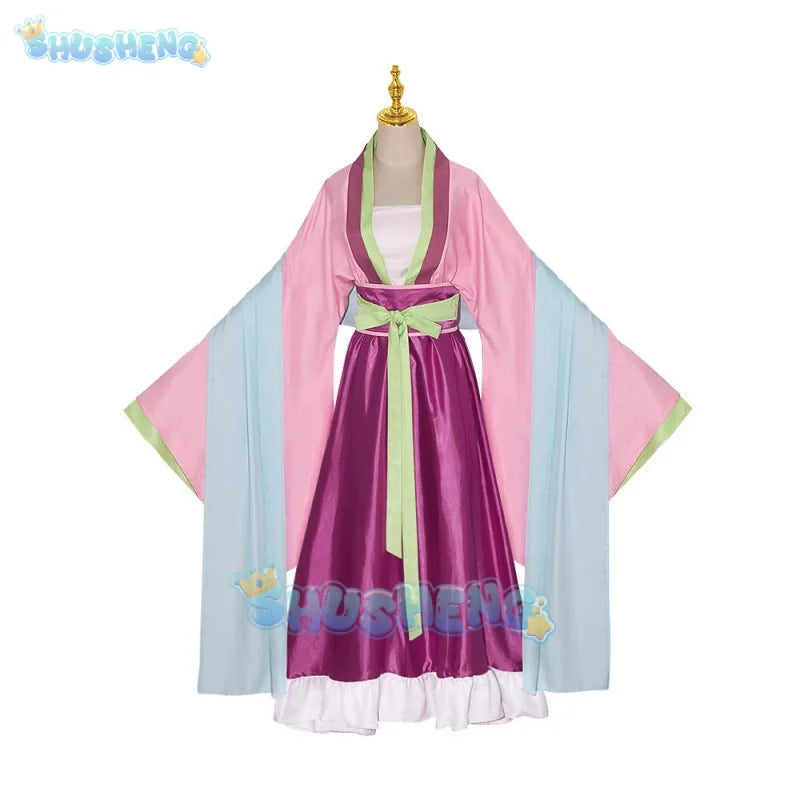 Maomao Kostüm Cosplay Yukata Kimono Anime Apotheker Tagebücher Kusuriya no Hitorigoto Teeparty-Version