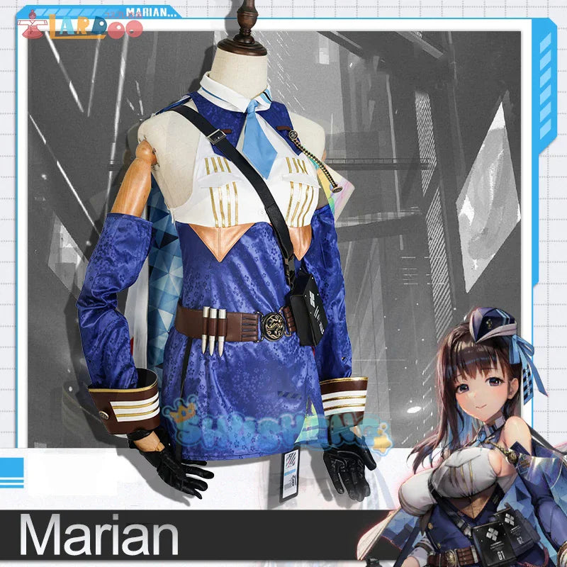 Marian Cosplay Nikke Die Siegesgöttin Cosplay-Kostüm Spiel Sexy Anzug für Frauen Maryann