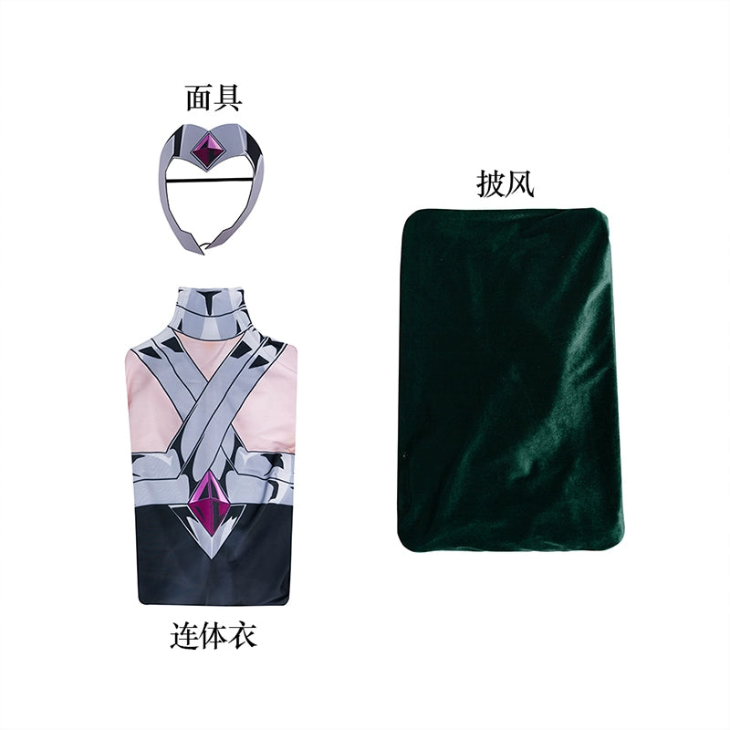 Commandos Circe Cosplay Costume Disguise Creature Circe Jumpsuit Cloak Outfit Anime 3D Printed Bodysuit Fancy Dress Custom Made